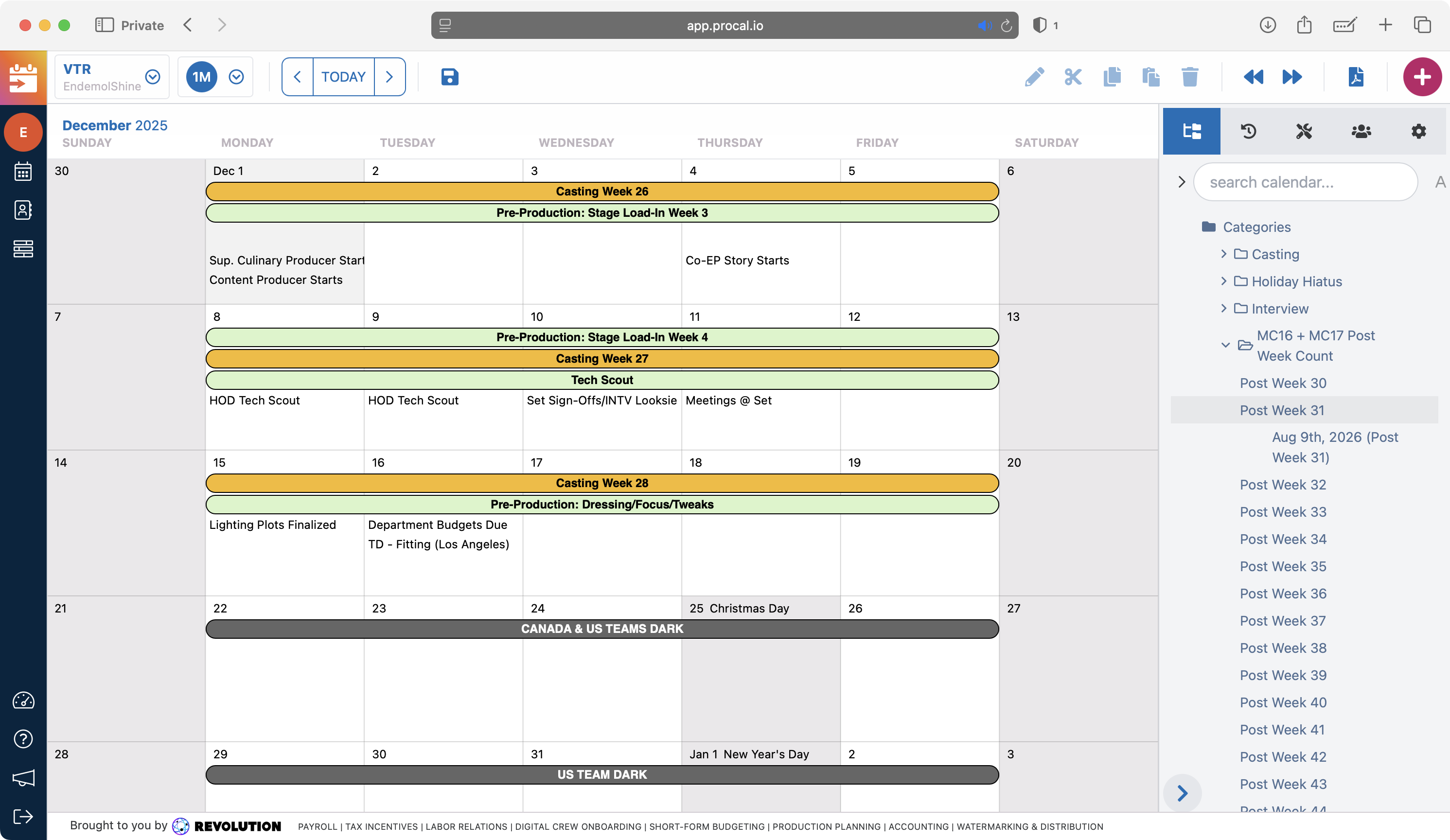 ProCal screenshot 1